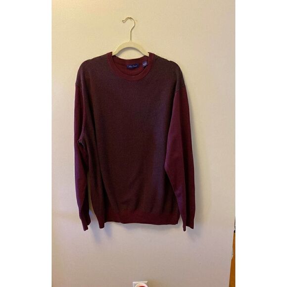 Alan Flusser Sweaters - Alan Flusser Burgundy Sweater 